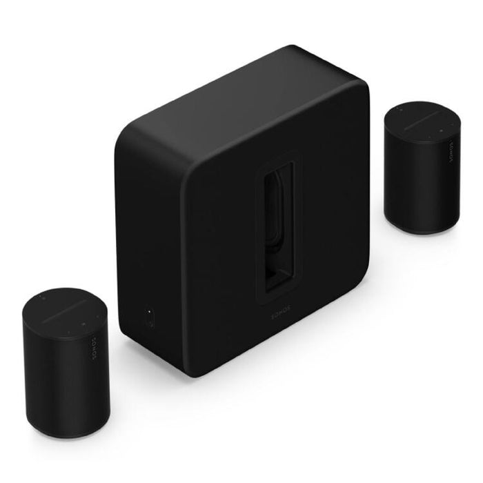 Sonos | High-End Home Theater Complementary Package - Sub 4 + 2 Era 100 - Black-SONXPLUS Chambly