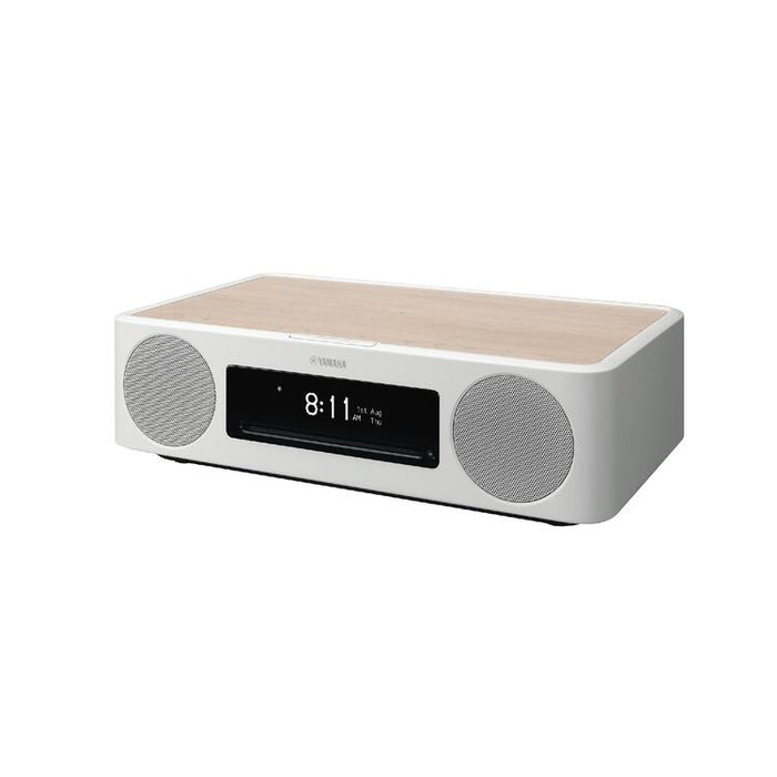 Yamaha TSX-N237 | Radio-Réveil - Bluetooth - Lecteur CD - Blanc-SONXPLUS Chambly
