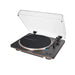 Audio-Technica AT-LP70XBTBZ | Table tournante Stéréo - Sans fil - Bluetooth - Entraînement par courroie - Entièrement automatique - Noir/Bronze-SONXPLUS Chambly