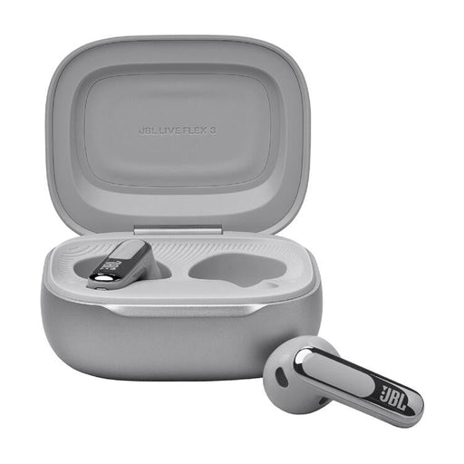 JBL Live Flex 3 | Écouteurs intra-auriculaire - Sans fil - Réduction de bruit - Écran tactile 1,45" - Argent-SONXPLUS Chambly