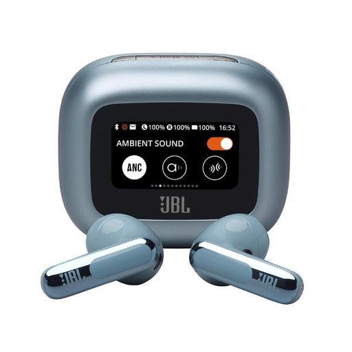 JBL Live Flex 3 | Écouteurs intra-auriculaire - Sans fil - Réduction de bruit - Écran tactile 1,45" - Bleu-SONXPLUS Chambly