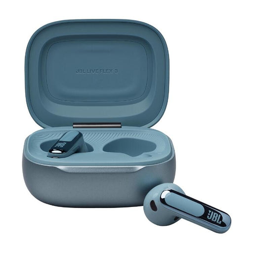 JBL Live Flex 3 | Écouteurs intra-auriculaire - Sans fil - Réduction de bruit - Écran tactile 1,45" - Bleu-SONXPLUS Chambly