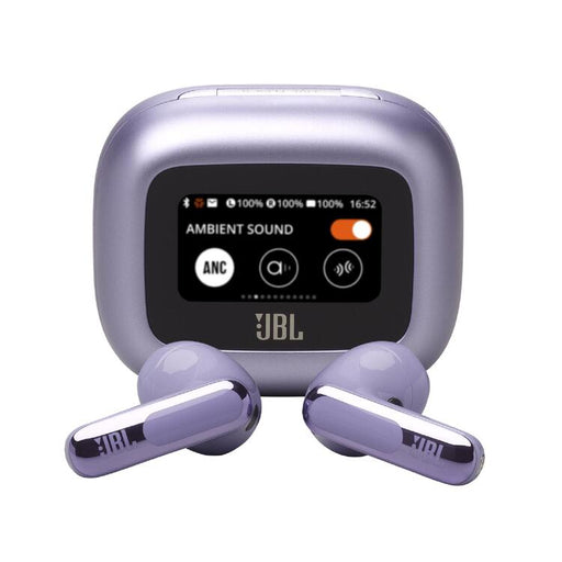 JBL Live Flex 3 | Écouteurs intra-auriculaire - Sans fil - Réduction de bruit - Écran tactile 1,45" - Mauve-SONXPLUS Chambly