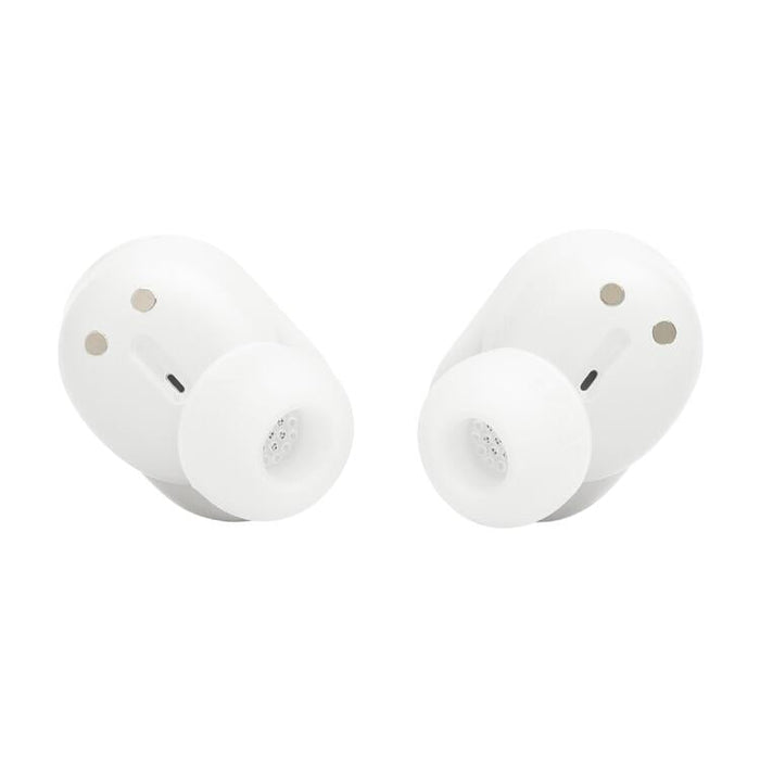 JBL Tune Buds 2 | Écouteurs intra-auriculaires - 100% - Sans fil - Bluetooth - Réduction de bruit - 6 microphones - Blanc-SONXPLUS Chambly