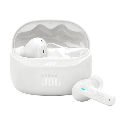 JBL Tune Beam 2 | Écouteurs intra-auriculaires - 100% Sans fil - Bluetooth - Smart Ambient - 6 Microphones - Blanc-SONXPLUS Chambly