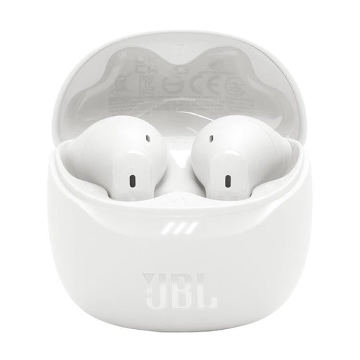 JBL Tune Flex 2 | Écouteurs intra-auriculaires - 100% Sans fil - Bluetooth - Réduction de bruit - 6 Microphones - IP54 - Blanc-SONXPLUS Chambly