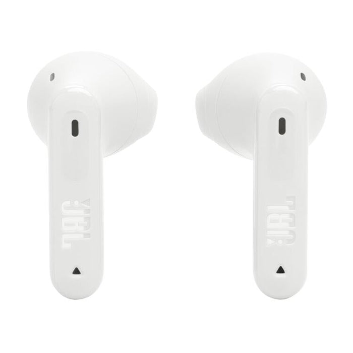 JBL Tune Flex 2 | Écouteurs intra-auriculaires - 100% Sans fil - Bluetooth - Réduction de bruit - 6 Microphones - IP54 - Blanc-SONXPLUS Chambly