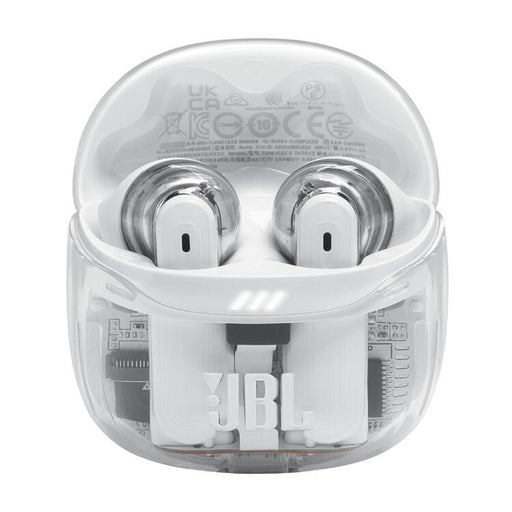 JBL Tune Flex 2 | Écouteurs intra-auriculaires - 100% Sans fil - Bluetooth - Réduction de bruit - 6 Microphones - IP54 - Blanc Fantôme-SONXPLUS Chambly