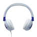 JBL JR320 | Wired circumaural headphones for kids - JBL Safe Sound - Microphone - Blue-SONXPLUS Chambly