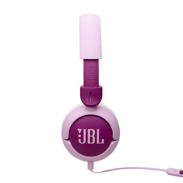 JBL JR320 | Wired circumaural headphones for kids - JBL Safe Sound - Microphone - Mauve-SONXPLUS Chambly
