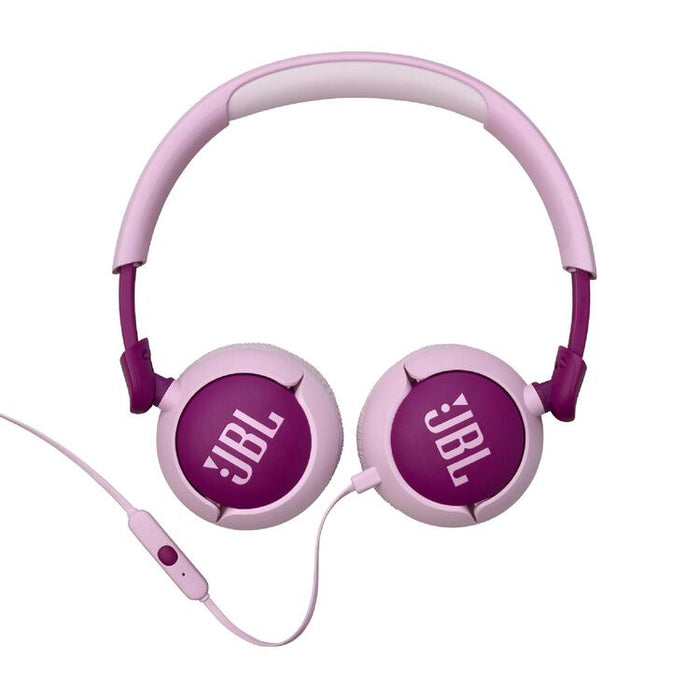 JBL JR320 | Wired circumaural headphones for kids - JBL Safe Sound - Microphone - Mauve-SONXPLUS Chambly