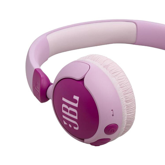 JBL JR 320BT | Wireless circumaural headphones for kids - Bluetooth - JBL Safe Sound - Microphone - Mauve-SONXPLUS Chambly