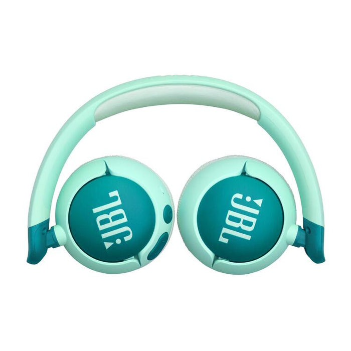 JBL JR 320BT | Circumaural Wireless Headphones for Children - Bluetooth - JBL Safe Sound - Microphone - Green-SONXPLUS Chambly