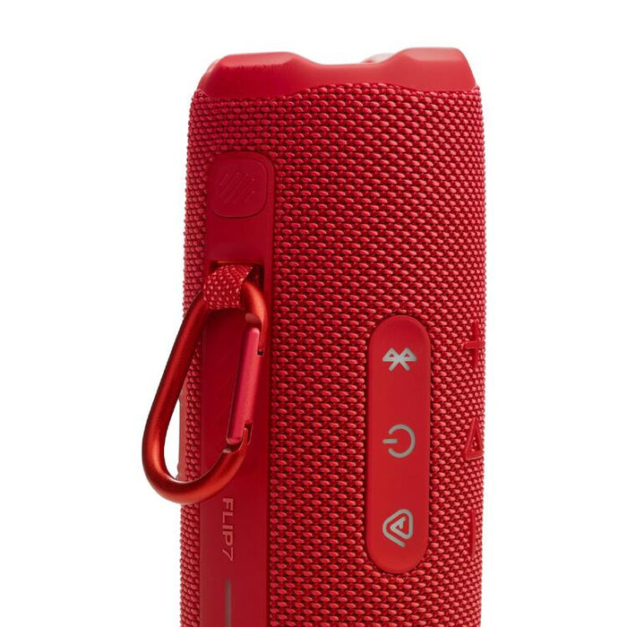 JBL Flip 7 | Portable Speaker - Bluetooth - Waterproof - Up to 14 hours battery life - Red-SONXPLUS Chambly