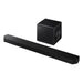Samsung HW-Q800F | Soundbar - 5.1.2 channels - Dolby ATMOS - Wireless subwoofer - 400W - Q-Symphony - Black-Sonxplus Chambly.com