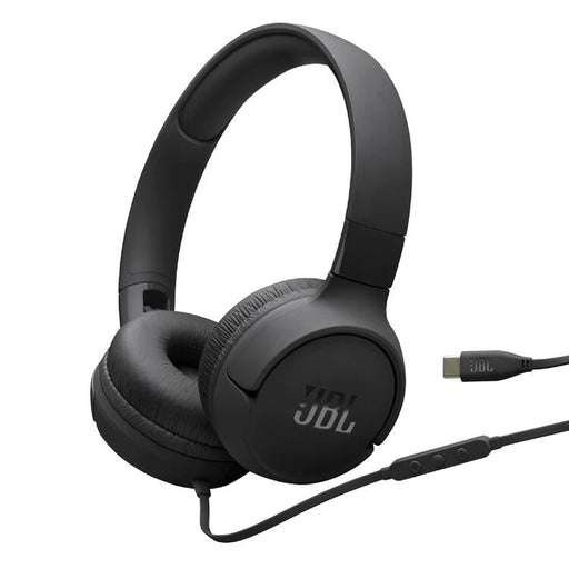 JBL Tune 520C | Écouteurs Supra-auriculaires - USB-C - Bluetooth - Noir-SONXPLUS Chambly