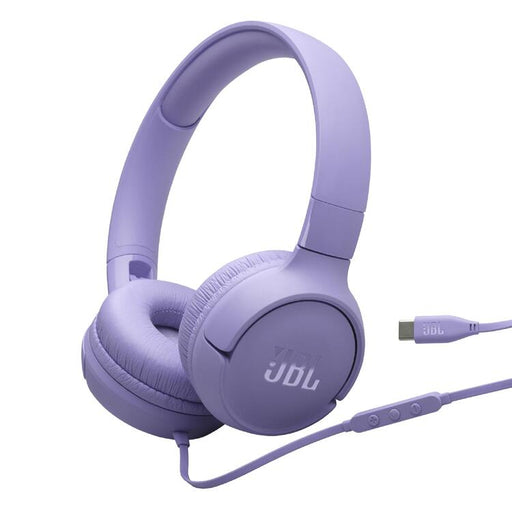 JBL Tune 520C | Écouteurs Supra-auriculaires - USB-C - Bluetooth - Mauve-SONXPLUS Chambly