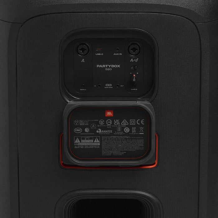 JBL Partybox 520 | Haut-parleur portable - Sans fil - Bluetooth - Effets lumineux - 400W RMS - Noir-SONXPLUS Chambly