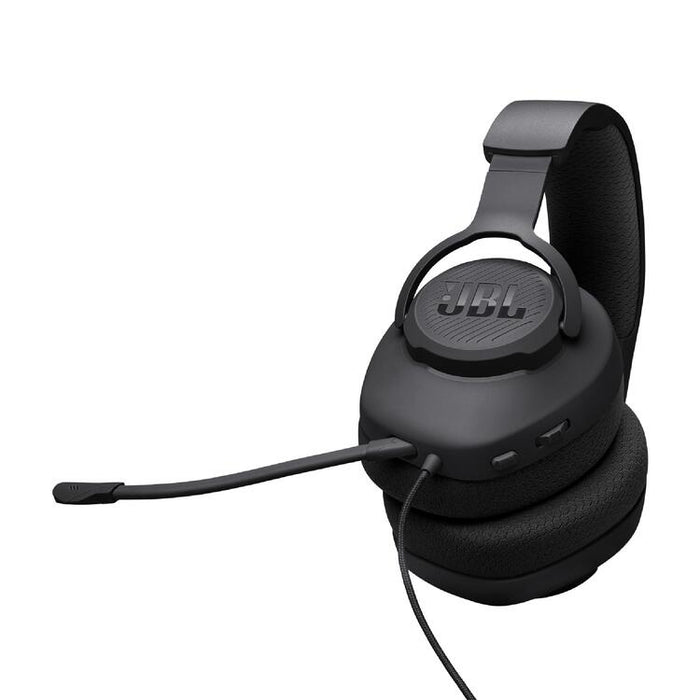 JBL Quantum 100 M2 | Casque de jeu filaire circum-auriculaire - Compatible avec toutes les plateformes - Noir-SONXPLUS Chambly