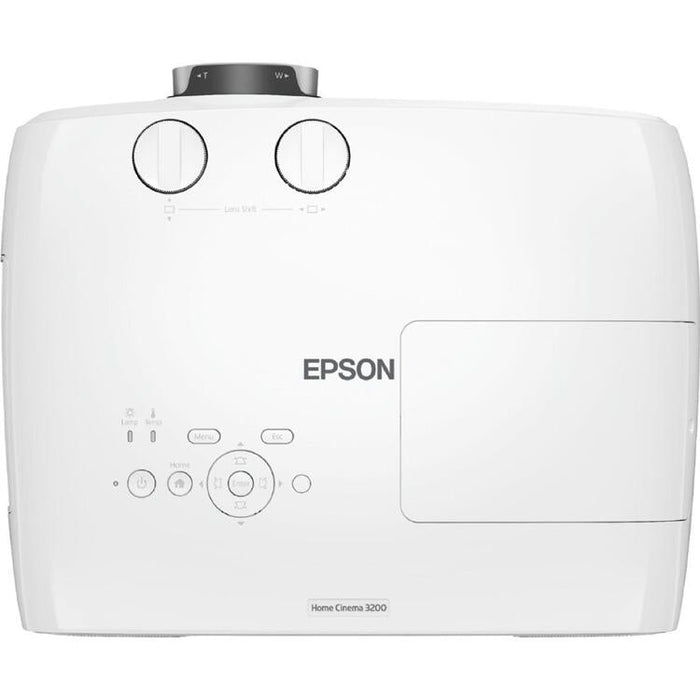 Epson Home Cinema 3200 | Projecteur 3LCD Cinéma maison - 16:9 - 4K Pro-UHD - Blanc-SONXPLUS Chambly