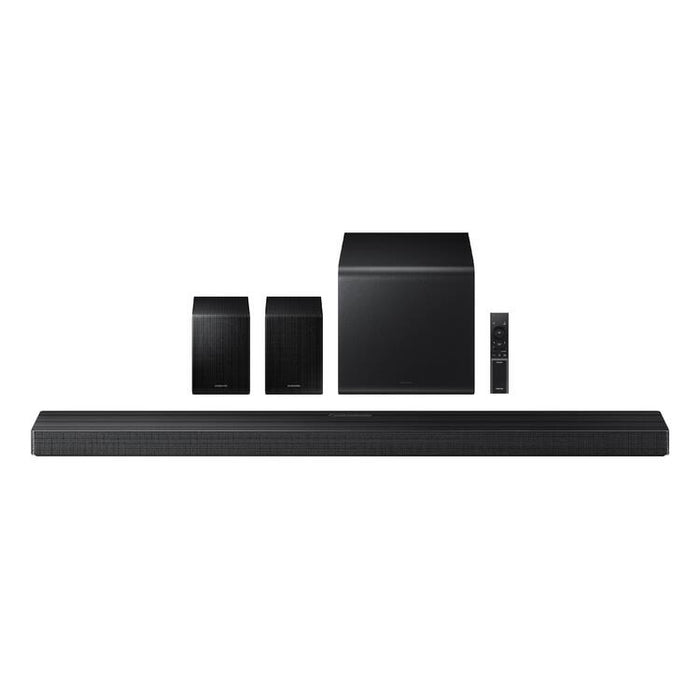Samsung HW-QS750F | Barre de son - 5.1.2 canaux - Dolby ATMOS - Avec caisson de graves sans fil - Série Q - Bluetooth - Noir-Sonxplus Chambly
