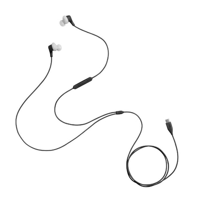 JBL Endurance Run 3C | Écouteurs intra-auriculaires - USB-C - Sport - Filaire - IP65 - Noir/Gris-SONXPLUS Chambly