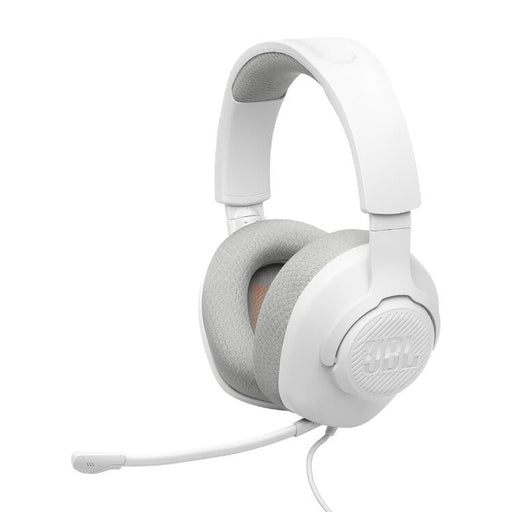 JBL Quantum 100 M2 | Casque de jeu filaire circum-auriculaire - Compatible avec toutes les plateformes - Blanc-SONXPLUS Chambly