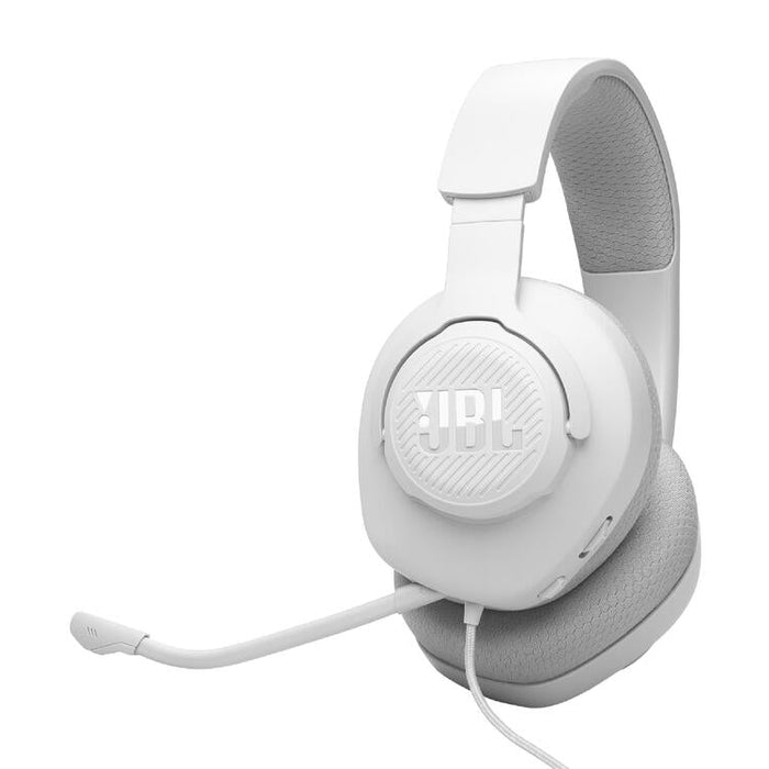 JBL Quantum 100 M2 | Casque de jeu filaire circum-auriculaire - Compatible avec toutes les plateformes - Blanc-SONXPLUS Chambly