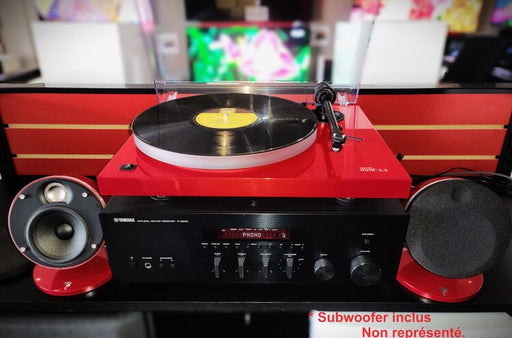 Yamaha/Music-Hall/Focal | High-fidelity audio set with record player - Yamaha A-S301 / Music Hall MMF 2.3 / Focal Dôme / Yamaha Sub NS-SW050-SONXPLUS Chambly
