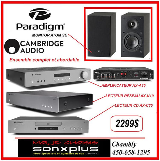 Hi-RES-SONXPLUS capacitance sound system package Chambly