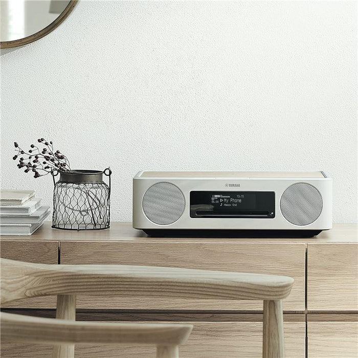 Yamaha TSX-B237 | Radio-réveil - 30 W RMS - Blanc-SONXPLUS Chambly