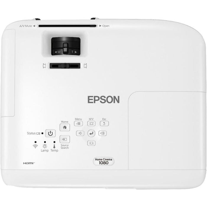 Epson Home Cinema 1080 | Projecteur 3LCD Cinéma maison - 16:9 - HD - 1080p - Blanc-SONXPLUS Chambly