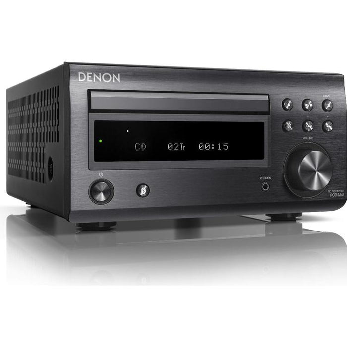 Denon DM-41SBK | Micro-Chaîne Hi-Fi sans fil - 2 Canaux - Bluetooth - Noir-SONXPLUS Chambly