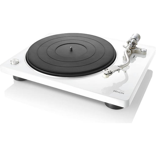 Denon DP-400 | Table tournante Hi-Fi - Capteur automatique de vitesse - Bras de vitesse en "S" - Blanc-SONXPLUS Chambly