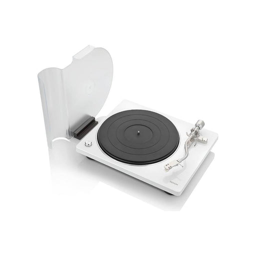 Denon DP-400 | Table tournante Hi-Fi - Capteur automatique de vitesse - Bras de vitesse en "S" - Blanc-SONXPLUS Chambly