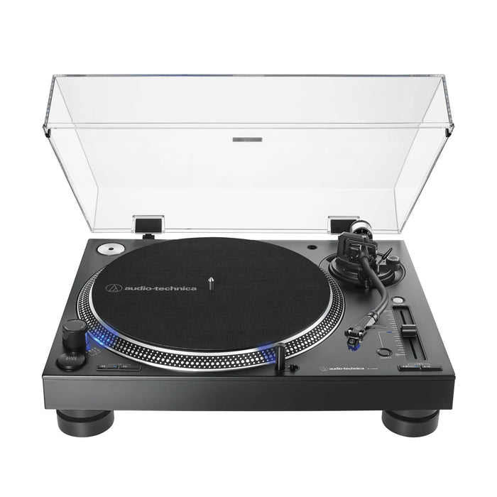Audio-Technica LP140XP | Table tournante manuelle - Entraînement direct professionnelle - Noir | 01 | Sonxplus Chambly