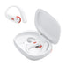 JBL Endurance Peak 4 | Écouteurs intra-auriculaire - TwistLock  - Blanc/Orange | 02 | Sonxplus Chambly