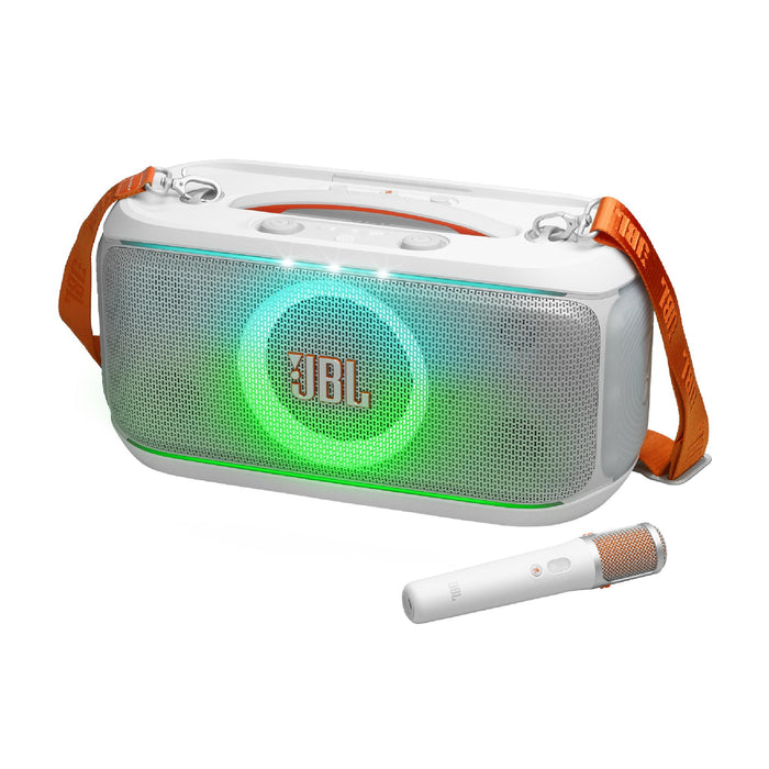 JBL Partybox O-T-G 2 Plus | Haut-parleur portable - Blanc | 01 | Sonxplus Chambly