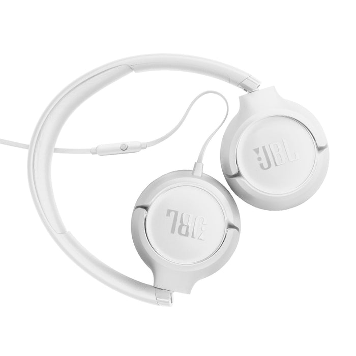 JBL Tune 530 | Écouteurs supra-auriculaire - Fil - Pliable - Blanc | 03 | Sonxplus Chambly