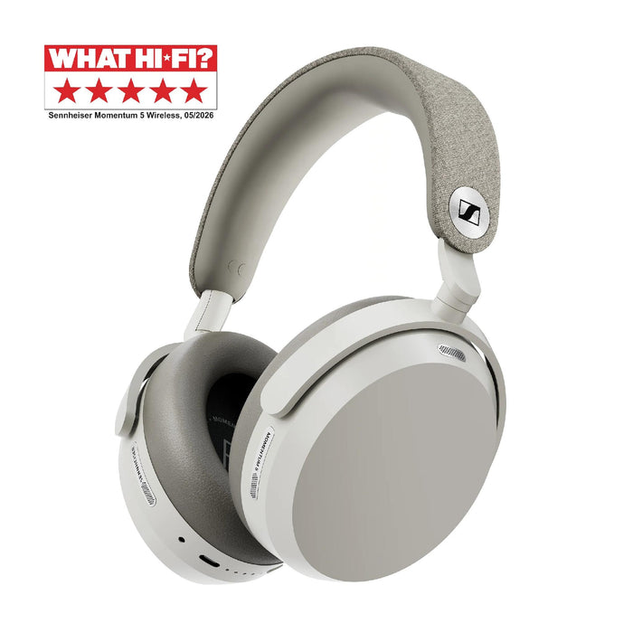 Sennheiser MOMENTUM 5 Wireless | Écouteurs supra-auriculaires - Sans fil - Réduction adaptative du bruit - Blanc | 04 | Sonxplus Chambly