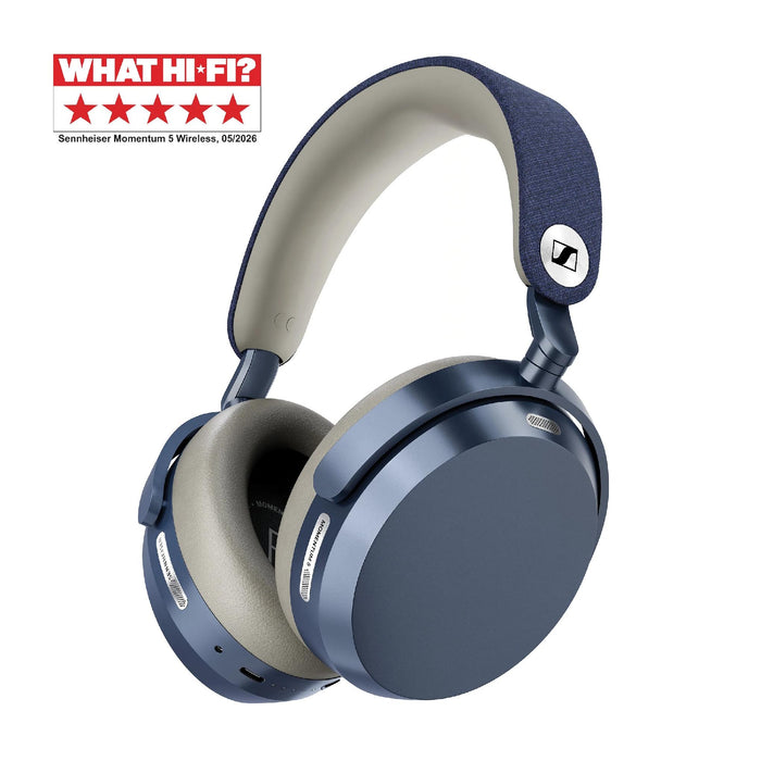 Sennheiser MOMENTUM 5 Wireless | Écouteurs supra-auriculaires - Sans fil - Réduction adaptative du bruit - Denim | 04 | Sonxplus Chambly