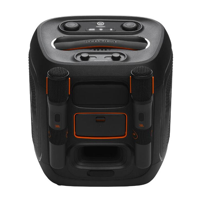 JBL PartyBox Encore 2 | Haut-parleur portatif - Sans fil - Bluetooth - 100 W - 2 Microphones inclus - Noir | 02 | Sonxplus Chambly