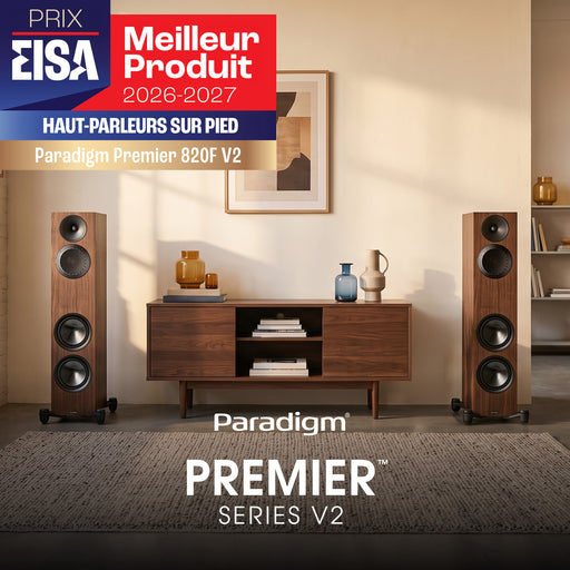 Paradigm Premier 820F V2 | Haut-Parleurs Tour - Noir piano - Paire | 02 | Sonxplus Chambly