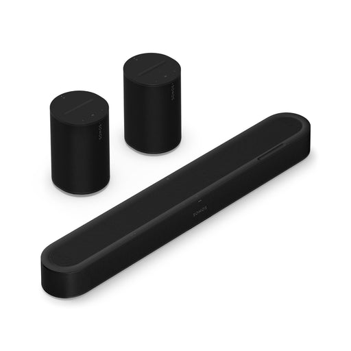 Sonos | Ensemble de son ambiophonique avec Beam Ultra + 2 Era 100 - Noir | 01 | Sonxplus Chambly