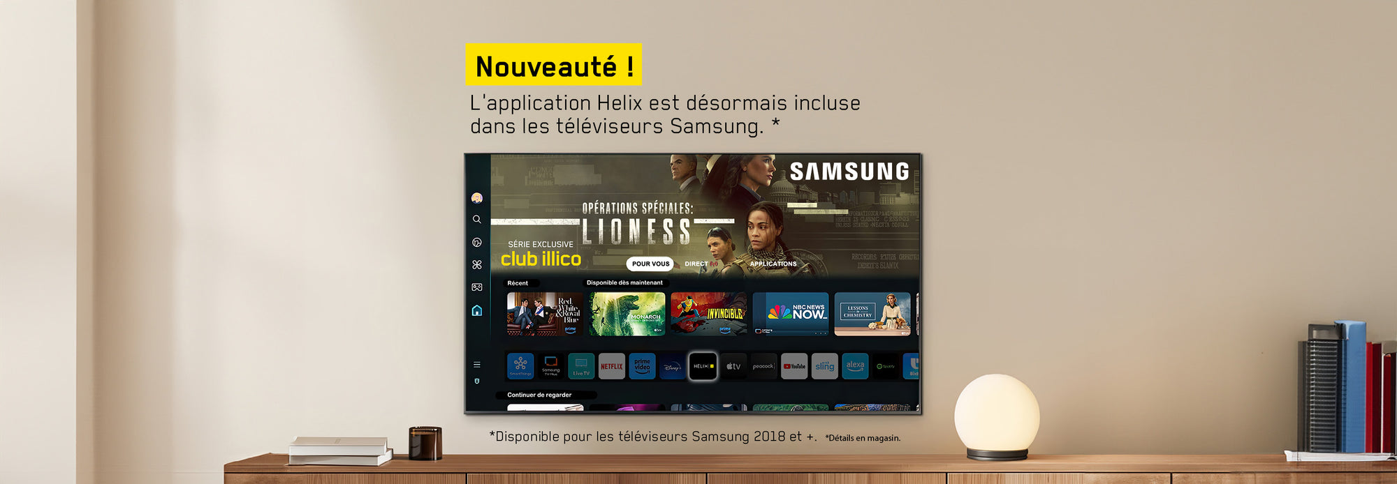 Application Helix avec Samsung | SONXPLUS Chambly