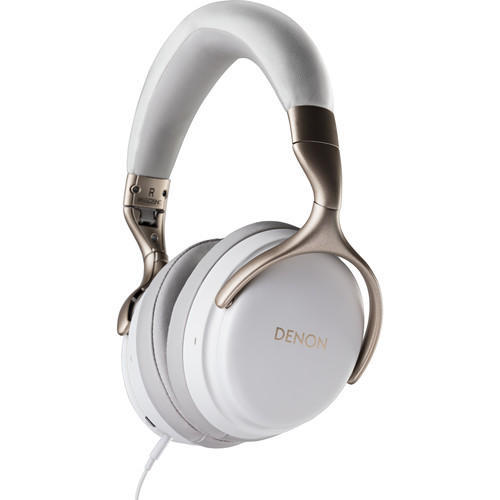 Denon AH-GC25NC | Écouteur filaire circum-auriculaire - Suppression du bruit - Ultra-confortables - Blanc-SONXPLUS Chambly