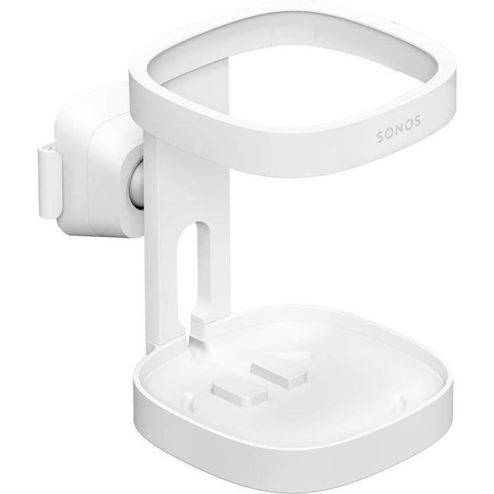 Sonos SS1WMWW1 | Wall Bracket for One and One SL Speakers - White - Unit - Front view diagonal right | Sonxplus 