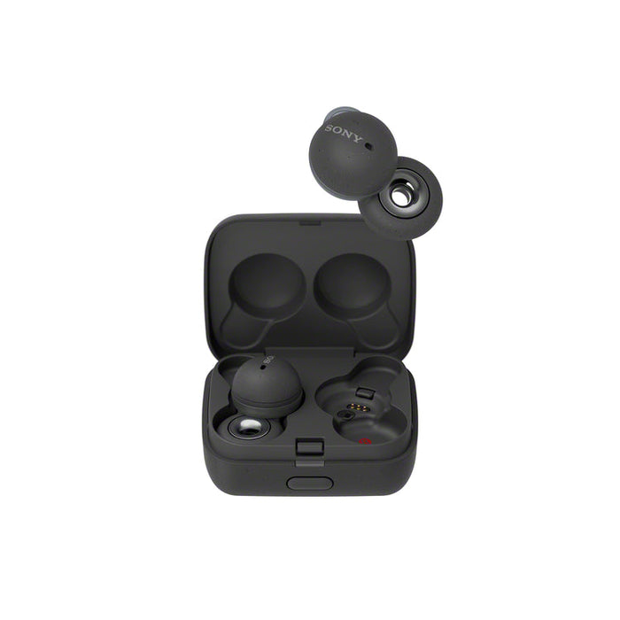 Sony WF-L900 | In-ear headphones - LinkBuds - 100% Wireless - Bluetooth - Microphone - Adaptive control - Up to 17.5 hours battery life - Gris-SONXPLUS.com