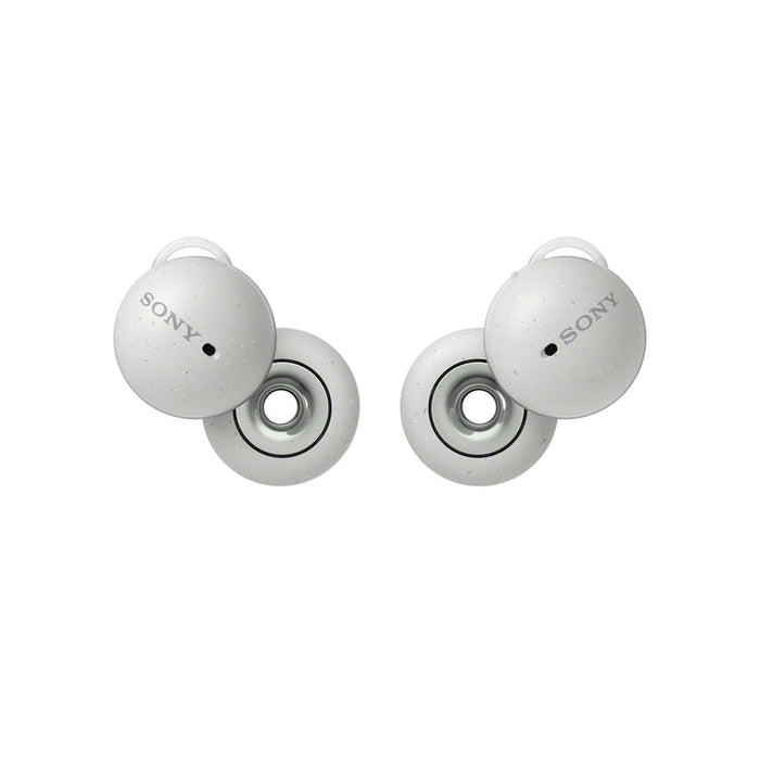 Sony WF-L900 | Écouteurs intra-auriculaires - LinkBuds - 100% Sans fil - Bluetooth - Microphone - Contrôle adaptatif - Jusqu'à 17,5 heures d'autonomie - Blanc-SONXPLUS.com