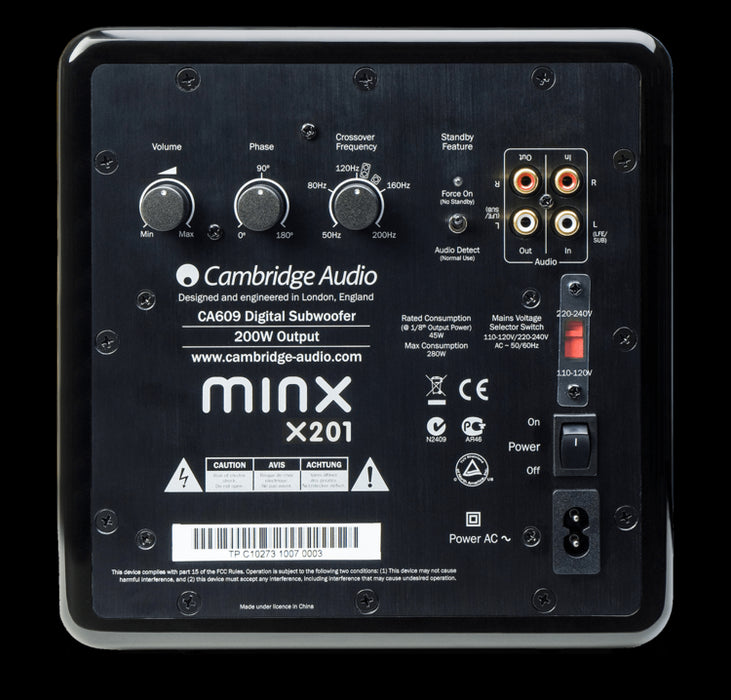 Cambridge Audio | Ensemble Audio - Minx XI - Cambridge Aero 2 et sous grave modèle 201-SONXPLUS Chambly
